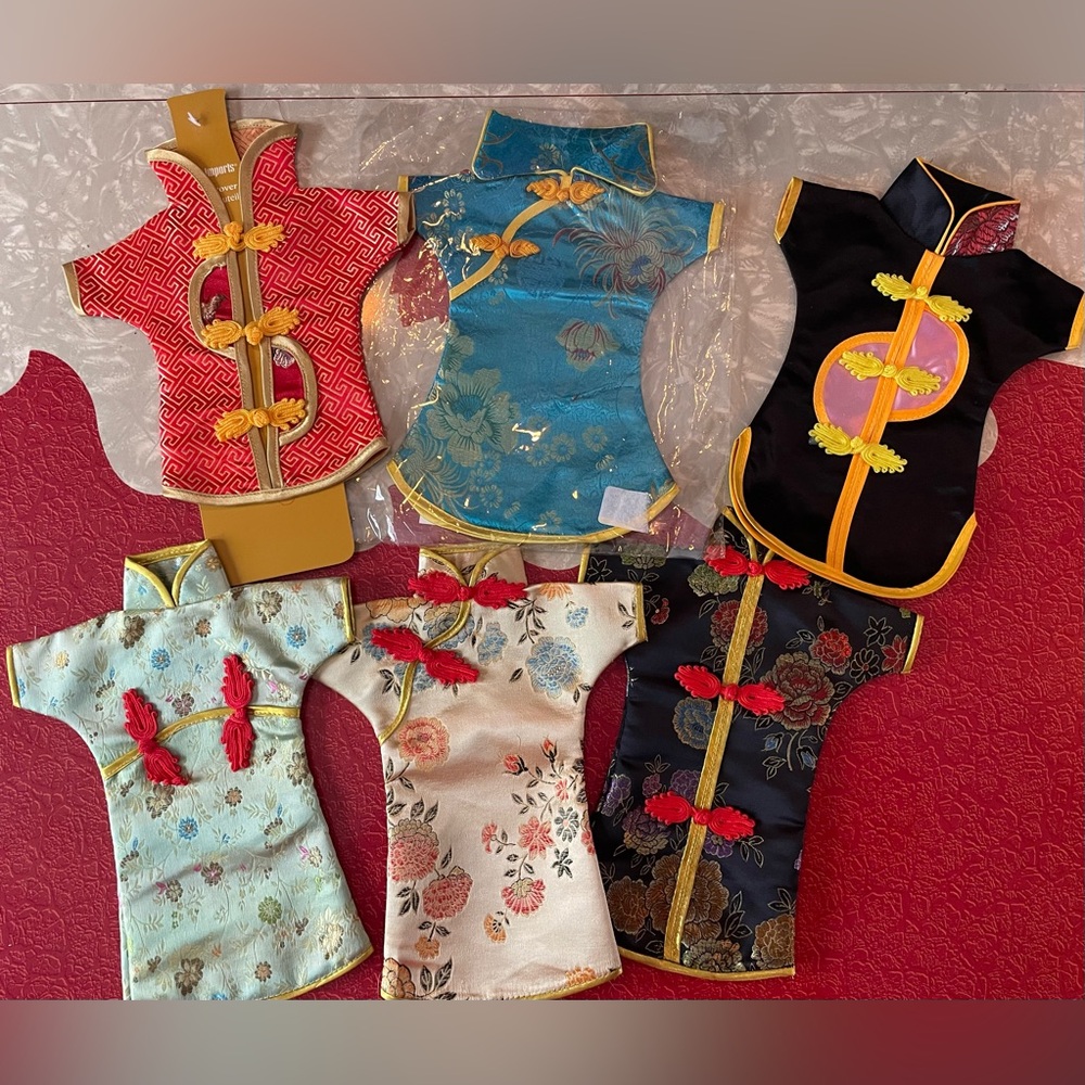 Decorative Kimono Style Wine/Liquor Bottle Covers